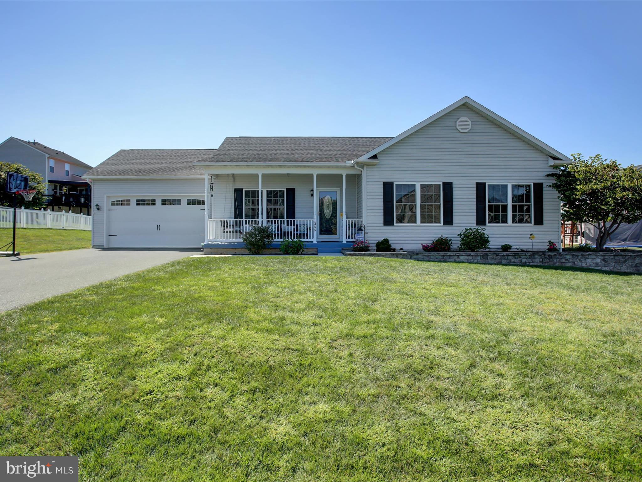 Looking for your next home in Waynesboro? Look no further than this 3 bedroom 2 bath rancher that was built in 2015. It's a one owner home, and you can tell! This house has been well maintained, and features 9' ceilings on the first level, as well as new flooring throughout the main level. Kitchen includes all new appliances, and granite countertops. The master suite has tray ceilings and crown mounding as an added detail. Main level laundry room, so no more steps! The basement has a finished room, currently set up as a bedroom, but you can use it however you would like! Step outside of this house, and the yard is fully fenced with a vinyl fence, brand new 24' deck off the rear of the home, and the yard has been professionally landscaped. Seller Owned Solar Panels on the roof convey, and currently the provide the seller a credit monthly from the power company- NO ELECTRIC BILL!!! This home is waiting for its next owners. Call today for your showing!