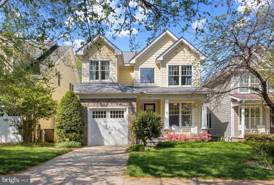 Move-in-ready Craftsman style home in the heart of Eastport! This captivating home includes 5 bedrooms, 3.5 baths, and over 3200 sq. ft. of meticulously finished living space, all situated on a generously sized lot with a garage and driveway parking. Indulge in the seamless blend of classic charm and modern luxury throughout this charming home. Enjoy the perfect location just a few blocks from the South Annapolis Yacht Club and nearby restaurants and shopping; this residence offers unparalleled convenience. Step inside to discover stunning hardwood floors, an open floor plan, a gourmet kitchen with island, high-end stainless steel appliances, and casual dining area open to the kitchen and Living room; great layout for entertaining. The living room features a beautiful gas fireplace with stone surround, and walls of windows to admire the expansive stone patio, play area and pergola. The fully fenced yard with mature trees and landscaping ensures a serene and peaceful setting. The perfect place to entertain and the envy of the neighborhood! Head upstairs to enjoy 4 bedrooms including the luxuriously sized Primary suite with windows and balcony overlooking the lush backyard. The Primary bath is spa like with 2 sinks, large glass enclosed shower and jetted tub. The finished lower level includes an open bonus room with built-in cabinets, full bathroom, and guest bedroom with private entrance from the backyard. The covered front porch is the perfect place to relax and watch the activity or set out on foot to stroll the artful and nautical streets to five-star restaurants, pubs and street-end parks. You'll find yourself merely steps away from downtown Annapolis and Naval Academy. Annapolis offers the perfect balance of small-town charm and big world sophistication. Located just a few miles to Rt. 50 and 97 which provides direct access to Baltimore, BWI, Ft. Meade/NSA and Washington, DC. Welcome Home!