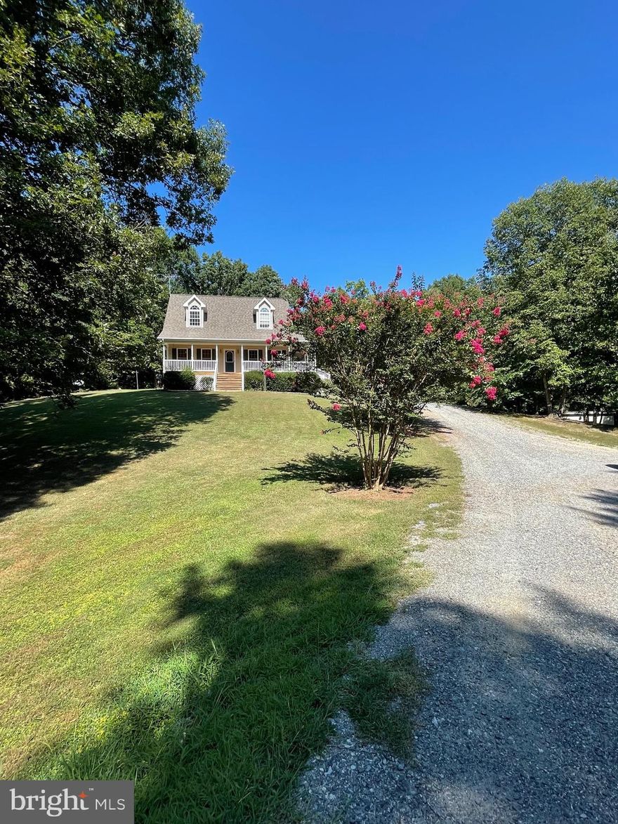 Beautiful , Spacious Home with Master on Main Living Area , 2 Large Bedrooms on Upper Level both having 2 Closets in each room , Full Bath & Office . Main Living area has Breakfast Bar , Beautiful Title Floor & S.S Appliances just 2-3 yrs old. Double Sinks & Garage Deposal . Off the Dinning Area is a Closed in Glass Porch to enjoy the nature with an Open Deck for Grilling .
Gas Fireplace in Living Room which  takes you to a Wrap Around Front Porch ...with Beautiful Views of Nature ....All Flooring throughout is Hardwood .
There's a Very Spacious Unfinished Basement to make Your Own . Property has a 4 Bed Perk so if a 4th Bedroom is needed ...Your Good!
210 Home Warranty & Ring Doorbell 

Property has 1 AC open with Pole Barn to the right and 11.53 wooded , Possible Pond located near the right back of property . ( Owner hasn't been back there for a while but was once there )

Inside Pictures coming soon  some repairs needed and are being taken care of this week ...nothing major .