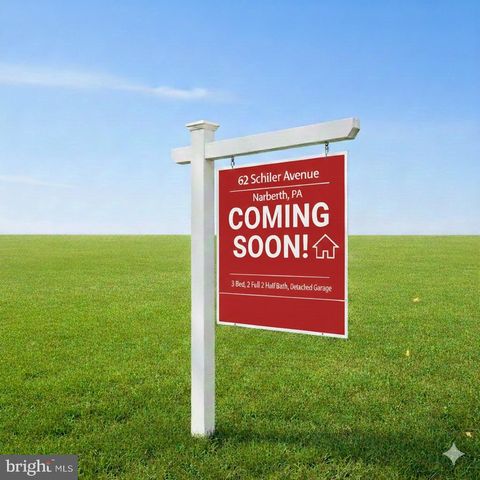 62 SCHILLER AVENUE NARBERTH PA 19072