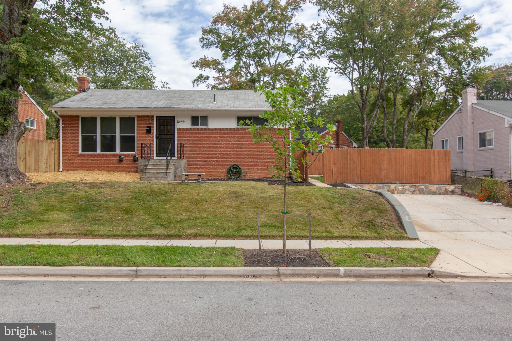 Move-in Ready Rambler with newly refinished main level hardwood floors, ceramic tile in kitchen, and granite countertops. The basement has a separate entrance and includes its own kitchen complete with stove, microwave and can be used as an in-law suite. The house has a double driveway with off-street parking available. The view from the front window Old Landover Park across the street!!! This property is the perfect option for the commuter or someone looking to upgrade or downsize. Large patio in the back for entertaining. This home is a short distance from DC and conveniently located to everything such as food, shopping, major roadways (295, 50, 495, 450), is a quick ride to New Carrollton Metro Station, AND will be a short walk from the new Purple Line Metro Station (once completed). This is one you definitely want to see.