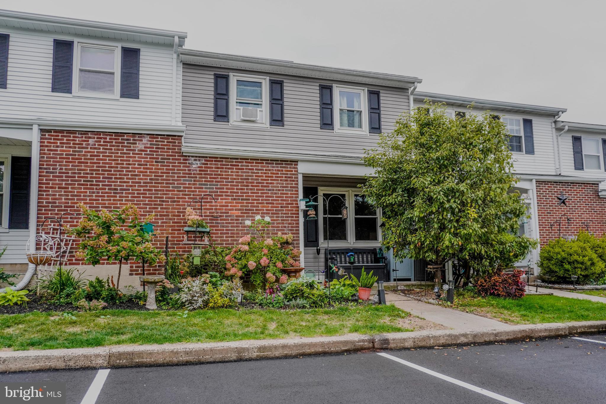 Discover this beautifully upgraded 3-bedroom, 1.5-bathroom home offering 1,405 square feet in Pennridge School District. This meticulously maintained residence features extensive recent upgrades including solar panels with assumable contract for electric bill savings.
Major updates include 2018 roof and double-hung tilt-and-clean windows, 2019 vinyl siding and granite countertops, 2023 new HVAC system and patio pavers, 2022 fence and Closets by Design Murphy bed system, and 2025 freshly painted. Kitchen features custom cabinets with underneath lighting (2016), while the office boasts floor-to-ceiling custom cabinets (2023).
Additional improvements include solid wood/glass doors throughout (2021), water softener system (2021), utility sink (2023), and ceiling fans with overhead lights in all bedrooms (2024). The outdoor space features new patio pavers and fencing with landscaping designed for bird watchers.
Green Meadows community amenities include clubhouse, playground with large lawn area, trash service included in association fees, and recently resurfaced parking lot. Located in sought-after Telford with convenient access to shopping, dining, and major transportation routes.
This extensively upgraded home combines energy efficiency, quality improvements, and community amenities to create outstanding value. Schedule your showing today!