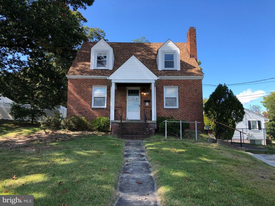 INVESTOR ALERT <><><><><> ONLINE AUCTION. Great opportunity in Berwyn Heights. Single family 3 bedroom, 1.5 bath, brick Cape Cod with full basement. Great Location. Close to University of Maryland, 95 and BW Parkway.  Easy access to DC using Greenbelt metro or drive in via Kenilworth Ave. Propety Being sold As-Is Where -Is.  Buyer to pay 10% Buyers Premium  plus closing costs.  Broker/Agent commission offered to non-principal agent buyers. List price in suggested opening bid ONLY.  Seller's reserve set.