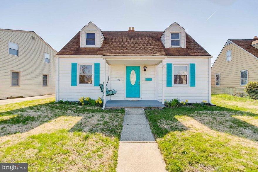 Move in ready cape cod near Historic Dundalk. The main level has an open floor plan with the living room/kitchen/dining room all with new laminate flooring 2019. There is a full bath and bedroom on the main level. The kitchen has new 2019 stainless steel appliances, granite and an island. The laundry is located on the main level. The upper level has a master bedroom with full bath/stand up shower and another bedroom. The backyard is fully fenced and has a large shed. The HVAC was installed 2017. a new tankless water heater was installed 2018. There is a crawlspace. Come take a tour and make this your new home.