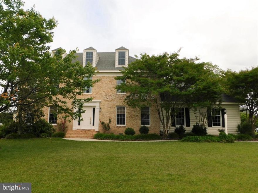 This beautiful 4bed 2.5bath home features an open floorplan, hardwood floors, bright kitchen with granite and new stainless steel appliances, breakfast room, family room with gas fireplace, formal dining room with wainscoting and crown molding, formal living room/office with built ins and French doors, master suite with double sinks and two amazing walk in closets, tank less water heater, lawn irrigation, patio with fire pit, hot tub, storage shed and paved driveway, all on a great lot in the amazing community of Steeplechase which features an outdoor pool, tennis courts, and a clubhouse!