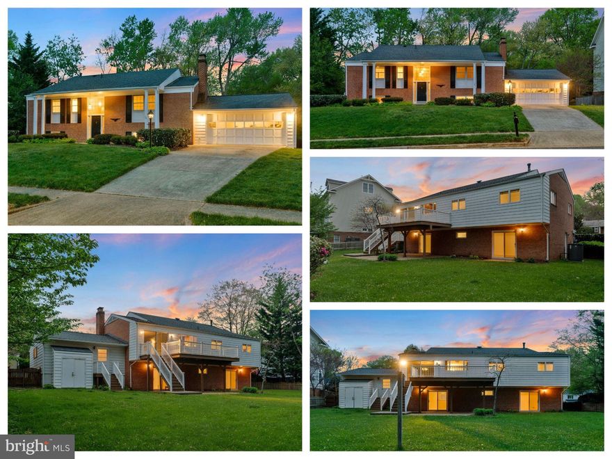 Welcome to 1318 Macbeth Street, a beautifully maintained brick home in the highly sought-after McLean Hamlet community. Situated on a generous 0.31-acre flat lot, this 4-bedroom, 3-bathroom residence offers a perfect blend of charm, comfort, and functionality in a quiet, tree-lined neighborhood. The home features an oversized two-car garage, a large deck ideal for outdoor entertaining, and exceptional curb appeal with a welcoming front porch and landscaped yard.

Step inside to discover a bright and inviting main level featuring hardwood floors and a freshly painted interior. The open living room, complete with a cozy fireplace and large windows, flows seamlessly into the formal dining room, which includes elegant chair and crown molding and sliding door access to the expansive back deck. The updated kitchen boasts stainless steel appliances, quality cabinetry, a decorative backsplash, and a picturesque window with serene backyard views. The owner’s suite includes generous closet space and a private en-suite bath, while two additional bedrooms on this level offer ample natural light and share a well-appointed hall bath.

The lower level is designed for versatility and comfort, featuring a spacious rec room with a second wood-burning fireplace—ideal for a family room, game space, or home theater. A large fourth bedroom with direct access to the backyard and a third full bath makes a perfect guest suite. The multifunctional laundry room includes built-in shelving, a utility sink, a second refrigerator, and a side entrance to the backyard.

Enjoy outdoor living at its best with a fully fenced, flat backyard, private deck, and shaded patio—perfect for summer barbecues and relaxing evenings. This home is just minutes from Spring Hill Elementary and the Spring Hill Rec Center, with access to the McLean Hamlet Swim & Tennis Club offering a vibrant community and year-round activities. Commuters will love the easy access to 495, Route 7, Dulles Toll Road, and the Silver Line Metro, as well as the close proximity to Tysons Corner, Capital One Hall, and a wide variety of dining and shopping destinations including Wegmans, Whole Foods, and The Boro.