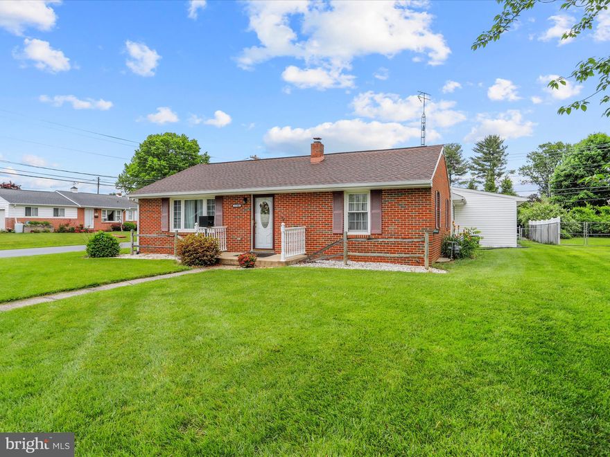 Wonderful lovingly renovated home in amazing Halfway location.  Home attends Williamsport High.  This corner property features a cozy covered patio for grilling and summertime fun with a safe fully fenced rear yard with active garden and shed.  The asparagus is GREAT!  The garages are oversized and very open with overhead doors on side and rear.  Inside the home, you will find renovations done in class and style with hardwood throughout the main level, split bedroom design, large kitchen and dining space and front family room.  The basement is finished off into a bedroom, but could be either a bedroom or living room rec space.  There is a great bright workshop space in the lower level as well.  This home has it all and is move in ready!