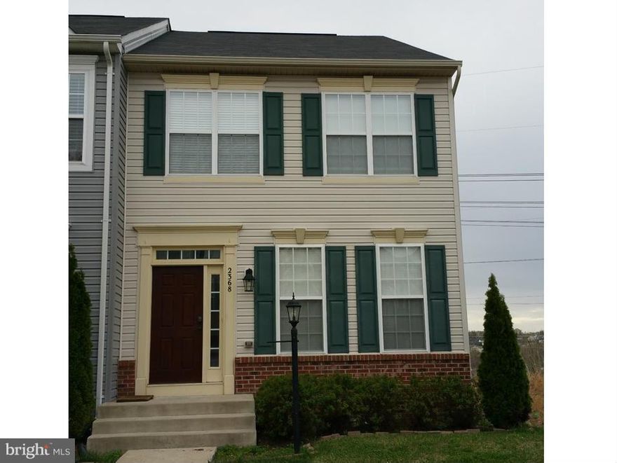 Beautiful oversized townhome (2350 finished sq. ft.) with many upgrades, stainless steel appliances, granite counter tops, theater room downstairs with as-is equipment. located in Rippon Landing,. 2.3 miles to VRE and commuter access. Upgraded kitchen with beautiful gas fireplace.End unit. with 2 parking spaces.
