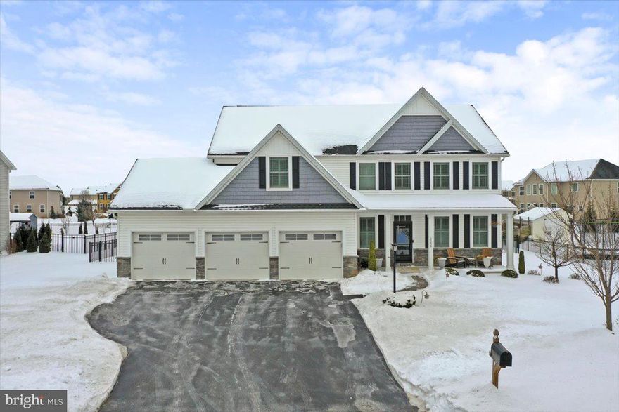 Welcome home to this better than new 4-bedroom, 2.5-bath home located in a well-established Grand Point Crossing neighborhood. Originally constructed in 2018, this home has been thoughtfully enhanced with new appliances and updated main-level flooring, custom shutters on the windows and patio door blending modern upgrades with timeless appeal.
The open and functional layout offers comfortable everyday living, with a stunning fireplace while the partially finished basement provides flexible space for a rec room, work out space or office space.  
Step outside to enjoy an entertainer’s dream backyard featuring a custom outdoor kitchen, firepit, expansive patio space, covered by a gorgeous pavilion and fenced in rear yard—perfect for gatherings, relaxing evenings, or weekend entertaining. 
With generous bedroom sizes, updated finishes, and inviting indoor-outdoor living, this move-in-ready home delivers both comfort and style in a sought-after, established setting.