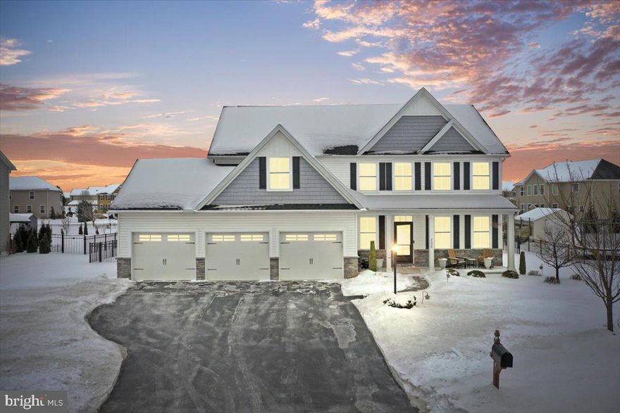 Welcome home to this better than new 4-bedroom, 2.5-bath home located in a well-established Grand Point Crossing neighborhood. Originally constructed in 2018, this home has been thoughtfully enhanced with new appliances and updated main-level flooring, custom shutters on the windows and patio door blending modern upgrades with timeless appeal.
The open and functional layout offers comfortable everyday living, with a stunning fireplace while the partially finished basement provides flexible space for a rec room, work out space or office space.  
Step outside to enjoy an entertainer’s dream backyard featuring a custom outdoor kitchen, firepit, expansive patio space, covered by a gorgeous pavilion and fenced in rear yard—perfect for gatherings, relaxing evenings, or weekend entertaining. 
With generous bedroom sizes, updated finishes, and inviting indoor-outdoor living, this move-in-ready home delivers both comfort and style in a sought-after, established setting.