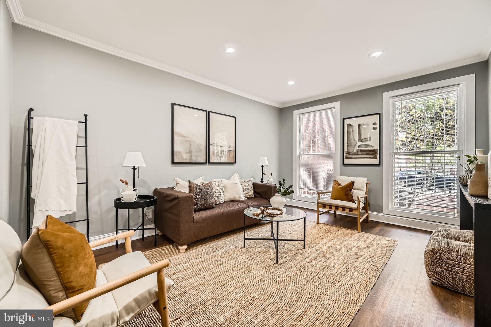 Charming brick-front townhouse in the heart of historic Hollins Market! This renovated 3-bedroom, 3-bath home perfectly blends timeless character with modern upgrades across three finished levels. Featuring a new roof, new HVAC unit, and new stainless steel appliances, this home is move-in ready.
Step into an open-concept main level with hardwood floors, recessed lighting, and a kitchen equipped with cherry wood cabinetry, quartz countertops, and a built-in microwave. A full bathroom on the main floor adds convenience.
The second floor features two spacious bedrooms and a full bathroom, while the third floor offers a private space with one bedroom and a bathroom.
Enjoy a freshly landscaped, fenced front yard with a brick walkway, perfect for outdoor relaxing or entertaining.
This property is located just minutes from UMD Medical Center, UMBC, Camden Yards, downtown Baltimore, I-95, and public transportation.
Don’t miss your chance to own a beautifully updated home in one of Baltimore’s historic neighborhoods.
Schedule your private tour today!