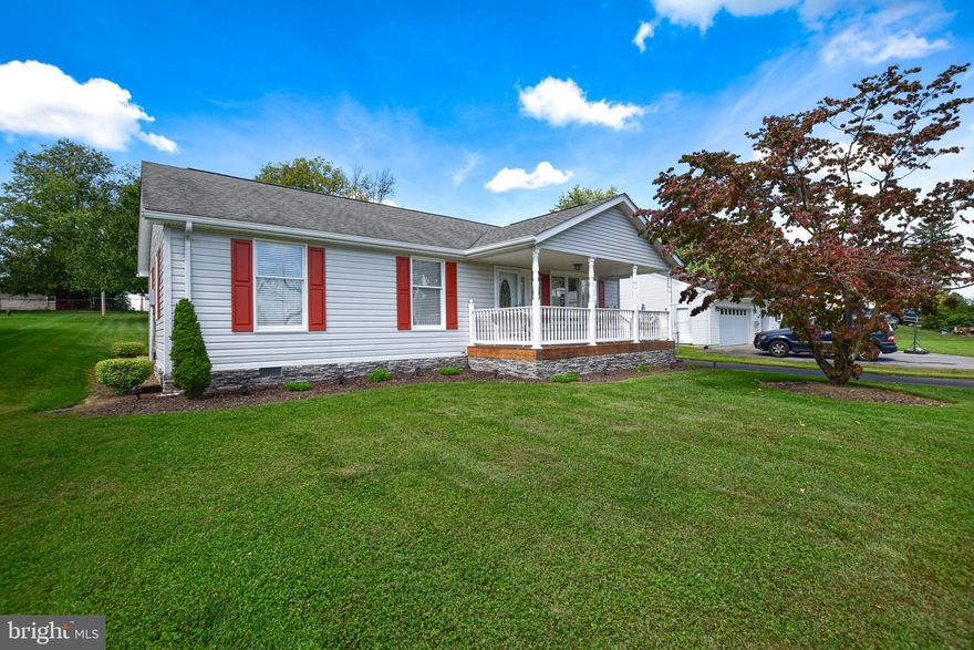 Experience the ease of one story living that this 3-bed, 1-bath ranch style home has to offer.  Not only is this home beautifully maintained and nestled on a quiet street it also features a covered front porch, a large living room, as well as an eat-in kitchen. As you step onto the rear deck you will notice a spacious yard and a detached two car garage. This property is located within minutes of route 340 making it a perfect option for commuters. Whether you're a first-time home buyer or looking to downsize, this home checks all the boxes.