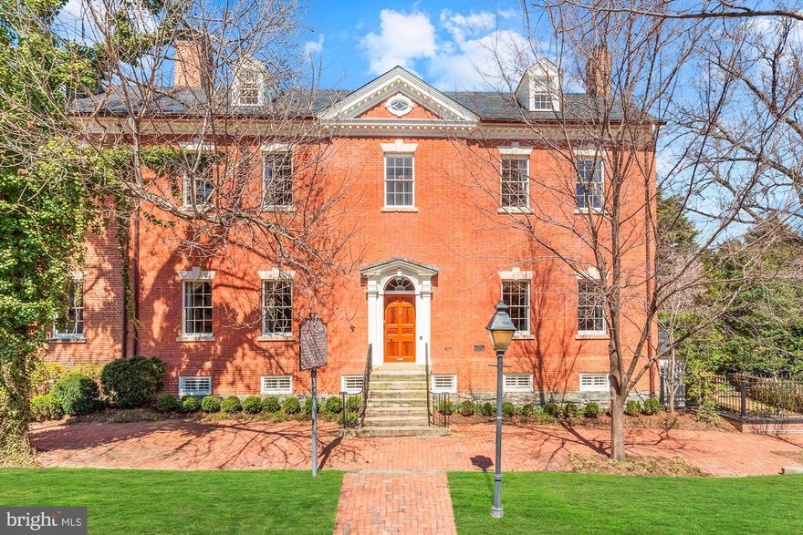 Don't miss this Exceptional Opportunity to own the Potts-Fitzhugh House in the heart of Old Town Alexandria! With over 8,000 SF on 4-levels, and an incredibly rare HALF-ACRE double lot - this completely renovated & professionally restored historic property offers plenty of space to "Stay Home" comfortably. Let the dogs/kids run free in the lush private garden, or venture out along the Potomac River waterfront and Mt. Vernon Trail located just a few blocks down Oronoco Street's beautiful tree-lined red brick sidewalks. Leave your cars in the garage with Trader Joe's and Harris Teeter groceries both within 3 blocks away, along with countless boutique shops and dining options ready for Virginia's grand re-opening. Offered now with an immense price reduction, this property will certainly be the best buy and value of 2020 in the entire Capital Region. One of the most exquisite and painstaking restorations has elevated the handsome Federal brick facade to a museum quality home abound in period detail and fully equipped for modern living in the 21st century. Only minutes to downtown DC, Reagan National Airport,  and Amazon's future HQ2 in National Landing! 601/607 Oronoco is a double-lot, registered VA Landmark, and listed on the National Register of Historic Places.