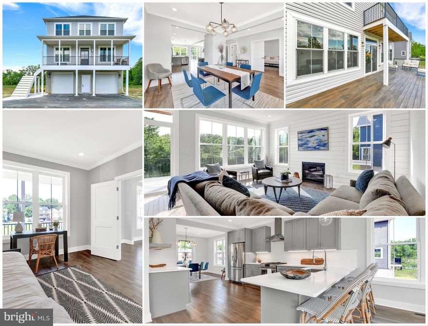 Fabulous and chic NEW construction home on Miller's Island! You will love the beautiful decor and finishes.  4 bedrooms, 2.5 baths, 2 car garage, deck, large lot AND the Miller's Island lifestyle.  CLOSE PROXIMITY TO LOCAL RESTAURANTS, MARINAS AND MORE!  Looking for some island time?  Check this beauty out.  Home is Where Your Story Begins!