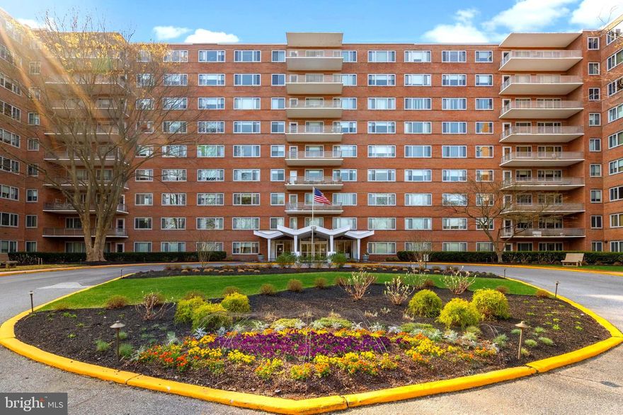 CASH contracts ONLY. This is a Co-op building; 480 shares of stock.
Welcome to 11 SLADE AVE and this wonderful light-filled condominium with walls of windows and huge balcony, in THE MOST convenient location in Pikesville! What could be any easier when your co-op fee includes: TAXES, UTILITIES, WATER, BASIC CABLE, INSURANCE, and MAINTENANCE! (Nothing more to think about except relaxing or entertaining!) This amenities-rich building includes a Doorman and full-service 24/7 Concierge. This model is one of the largest in the building at 1800sf, and the park-like views are delightful! The lovely entry foyer and expansive living/dining area could not be more elegant  For even more space, the living area opens into a den w/built-ins that doubles as another bedroom. Marble and parquet flooring and recessed lights compliment these areas. The very spacious kitchen has appliances that are like-new and rarely used, and the double pantry areas are extensive like a chef's kitchen - it even has a silver closet! Rest well and enjoy a full retreat in the spacious primary suite complimented by multiple closets and an expansive custom dressing area and luxurious ensuite bath. The setting is just beautiful - surrounded by serene park-like grounds and beautiful gardens to walk, or sit and read and take in some sun. Community amenities include a recreation room available to residents for private events at no fee, library, workout room AND guest suites are also available on premises! Bring your ideas and your ingenuity and see how this elegant and charming condominium could be updated to be a spectacularly spacious home with the ease of condo living at 11 Slade Ave!