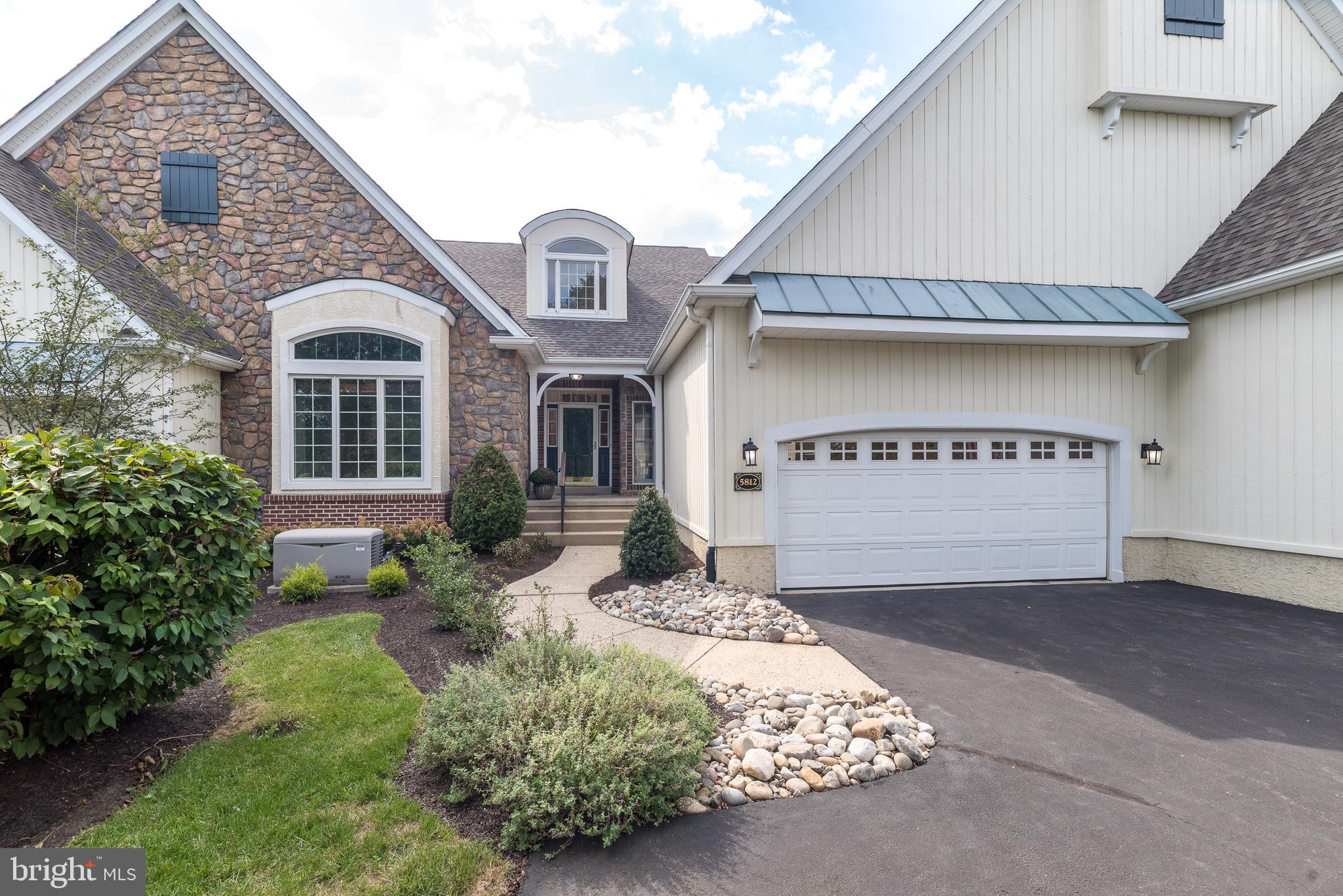 Stone Ridge Luxury Rental-Central Bucks County, Pa $5000/mo +Utilities
Enjoy over 5000 sq. ft of stylish living in the desirable Stone Ridge Development, located in Central Buck County, Pa. and the award-winning Central Bucks School District. This spacious 3 bedroom, 3 full bath condominium combines comfort, convenience and low -maintenance living. Highlights include updated baths and chef's kitchen with granite countertops and well-appointed appliances. Freshly painted throughout with many new light fixtures and ceiling fans. 2 car garage with brand new floor coating, to be completed in early Sept. The main level features an open floor plan with gas fireplace, lots of light and sliders to trex deck with a retractable awning, washer/dryer on the main floor, primary bedroom and full bath plus secondary bedroom with hall bath.
Lower levels offer entertainment area with wet bar, mini fridge, wine rack and sliders to a welcoming patio. Also a private guest suite on lower lever with full bath plus a bonus room for exercise or crafts. Secondary staircase to garage for ease of getting things in and out. Whole house gas generator for peace of mind.
Enjoy direct paved walking and biking paths and take advantage of the unbeatable location-just steps from Peddler's Village with endless shopping and dining. 10 minutes to downtown Historic Doylestown or 10 minutes to New Hope Borough with the Bucks County Playhouse and more fine restaurants and shopping.
Skip over to Jersey for the ease of traveling to New York City.