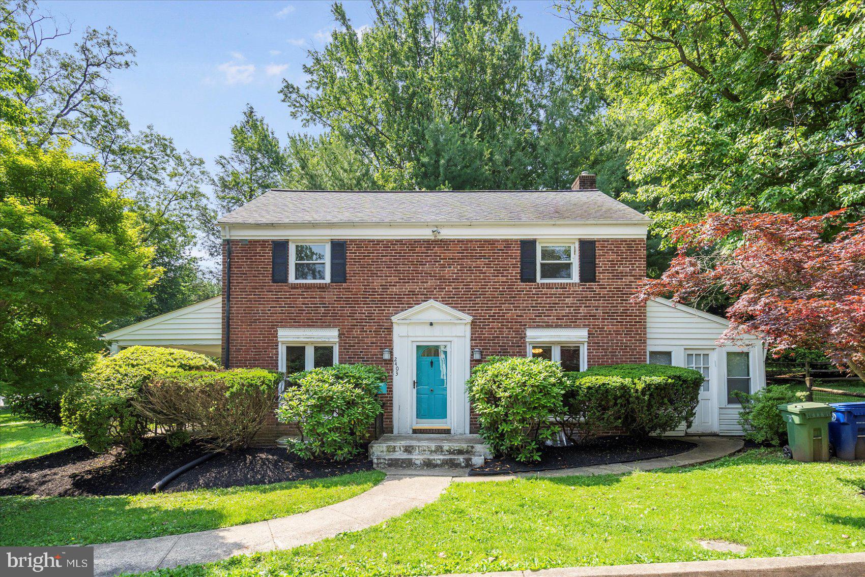 Beautiful colonial style home nestled on a spacious corner lot in Mt. Washington! This home has a large dining room, living room kitchen and large sunroom on the main level. It has 3 generously sized bedrooms and 2 beautifully renovated bathrooms- with one as an en- suite primary bath. There are beautiful hardwood floors throughout the home.
The fully finished basement (with large window) offers endless possibilities: a playroom for kids, a cozy media nook, an office or even a home gym!
There are two areas to access all sides of the yard, creating great indoor-outdoor living. The yard is large and shady with mature trees and lush greenery.