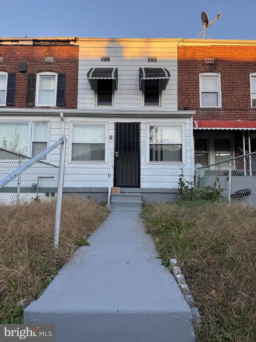 Investor Alert! Don’t miss this opportunity to own a 2-bedroom, 1-bathroom rowhome in the community of Cherry Hill, Baltimore. This property is a turnkey investment opportunity for any savvy investor looking to scale or start their rental business. The home features a traditional layout with ample natural light, hardwood flooring, a spacious backyard, and a garage—perfect for long-term renters. Cherry Hill offers growing appeal with proximity to the Middle Branch Waterfront, new recreational development projects, parks, community centers, and convenient access to Downtown Baltimore and major highways. It’s a lovely neighborhood, attracting attention for both community investment and redevelopment potential. Whether you're expanding your portfolio or entering the Baltimore rental market, this property.  Schedule a showing today!