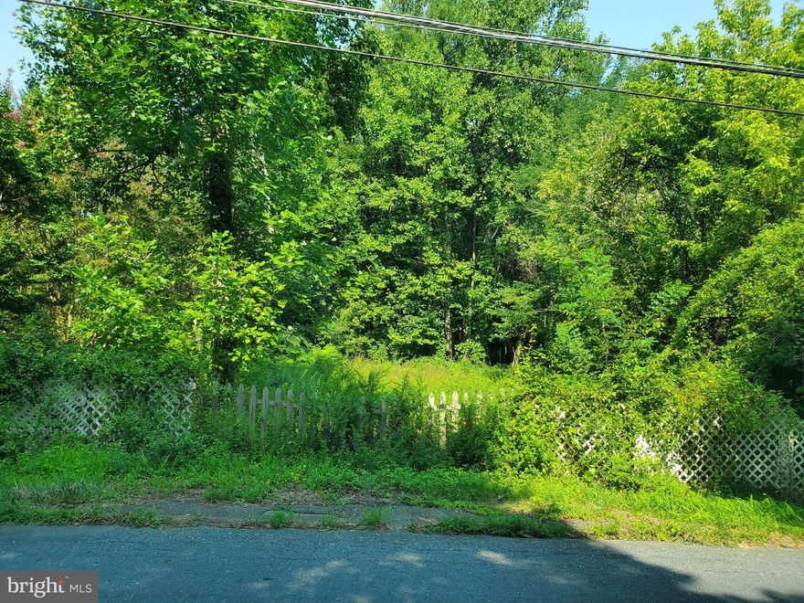Land in a prime area. .8 miles away from Aberdeen Proving grounds. Bring all offers! Build your own home! Go and show, lot is vacant.  Lot has accessible electric and Gas line. There is a small space for parking right Infront of the property.