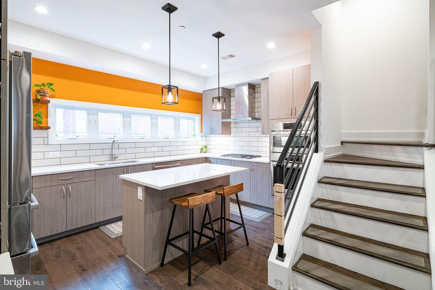 Discover modern city living at 1757 Waterloo Street, a beautifully designed 3-bedroom, 2.5-bath home in the heart of Olde Kensington—one of Philadelphia’s most exciting and fast-growing neighborhoods. This residence offers everything today's renter is looking for, including garage parking, an expansive roof deck, and a bright open concept living and kitchen area perfect for relaxing or entertaining. The kitchen features contemporary finishes and ample counter space, while the living area flows effortlessly for easy everyday living.

Upstairs, you’ll find spacious bedrooms with generous closets and natural light, along with well-appointed bathrooms designed for comfort and convenience. The private roof deck provides sweeping views of the city skyline, making it the ideal spot for outdoor dining, morning coffee, or unwinding at sunset.

Additional highlights include a finished basement that comes with a queen size murphy style bed. With an additional closet and large utility room offer extra storage space.  A laundry room with an LG washer and dryer, smart home features, including smart thermostats, dimmable lights, a Ring doorbell camera, and keyless entry.

Located in vibrant Olde Kensington, you're surrounded by some of the city's best dining, nightlife, and conveniences. Enjoy neighborhood staples like LaserWolf, LMNO, Front Street Café, Human Robot Brewery, Sutton's, and countless coffee shops and boutiques. Residents also appreciate quick access to parks like Norris Square and Palmer Park, bike-friendly streets, and close proximity to public transportation, including the Berks and Girard stations, making commuting around the city a breeze.

Rental Terms:
$3,800/month for an 18-month lease
$3,900/month for a 12-month lease

A perfect blend of style, comfort, and location—this is city living at its best.