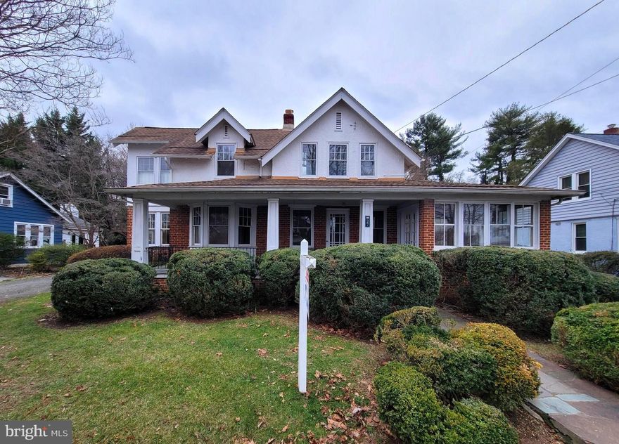 Calling All Investors! This property represents a rare opportunity for savvy investors seeking a rewarding project. With some investment and vision, this property could be transformed into a standout home. From the street you’ll notice the house sits on a nice, flat, level lot, with sidewalks out front and it features a very classic architectural style with Brick & Stucco, a wide covered front porch, attractive roof lines, and several dormers. Also outside, there is an oversized detached 1 car garage and a separate storage shed. On the upper-level you’ll find 3 bedrooms (plus bonus room) and 1 Full Bath, Pull down steps to attic and in the upper attic with HVAC for 2nd floor. The main floor features: Livingroom w/Fireplace, Dining room, Family Room, Sunroom, kitchen, ½ Bath, and a Screened in Porch on the back off the kitchen. The lowest level is unfinished with utilities and storage. You are invited to explore the potential of this three-story gem with classic charm, located in the heart of Gaithersburg. Don’t miss this exciting investment opportunity!