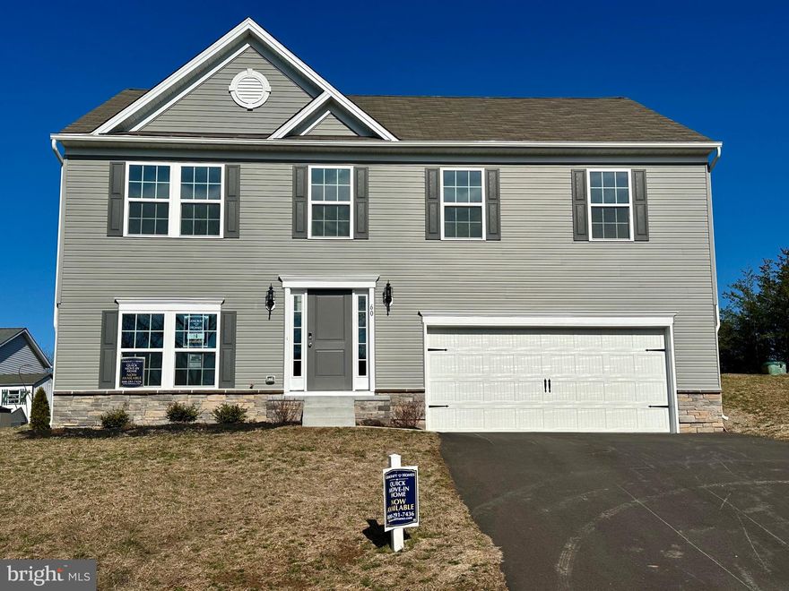 Brand New Gemcraft Homes Exclusive – The HANOVER in Beautiful Romney, WV! 
Welcome home to the stunning HANOVER by Gemcraft Homes — a thoughtfully designed single-family residence that perfectly blends modern comfort with scenic charm.
Perched gracefully atop the rolling hills of Romney, this brand-new home offers breathtaking views and peaceful surroundings in the highly desirable South Hills School District. Enjoy the privacy of your own paved driveway leading to a spacious 2-car garage, setting the tone for the quality and care found throughout.
Main Level Living at Its Finest!
Step inside to an inviting open-concept great room designed for today’s lifestyle. The seamless flow between the living area, kitchen, and pantry creates the perfect space for entertaining, gathering, and everyday living.
The main level also features three generously sized bedroos, a full hall bath conveniently located for guests and secondary bedrooms and a luxurious owner’s bedroom suite complete with a private en-suite bath and coveted walk-in closet.