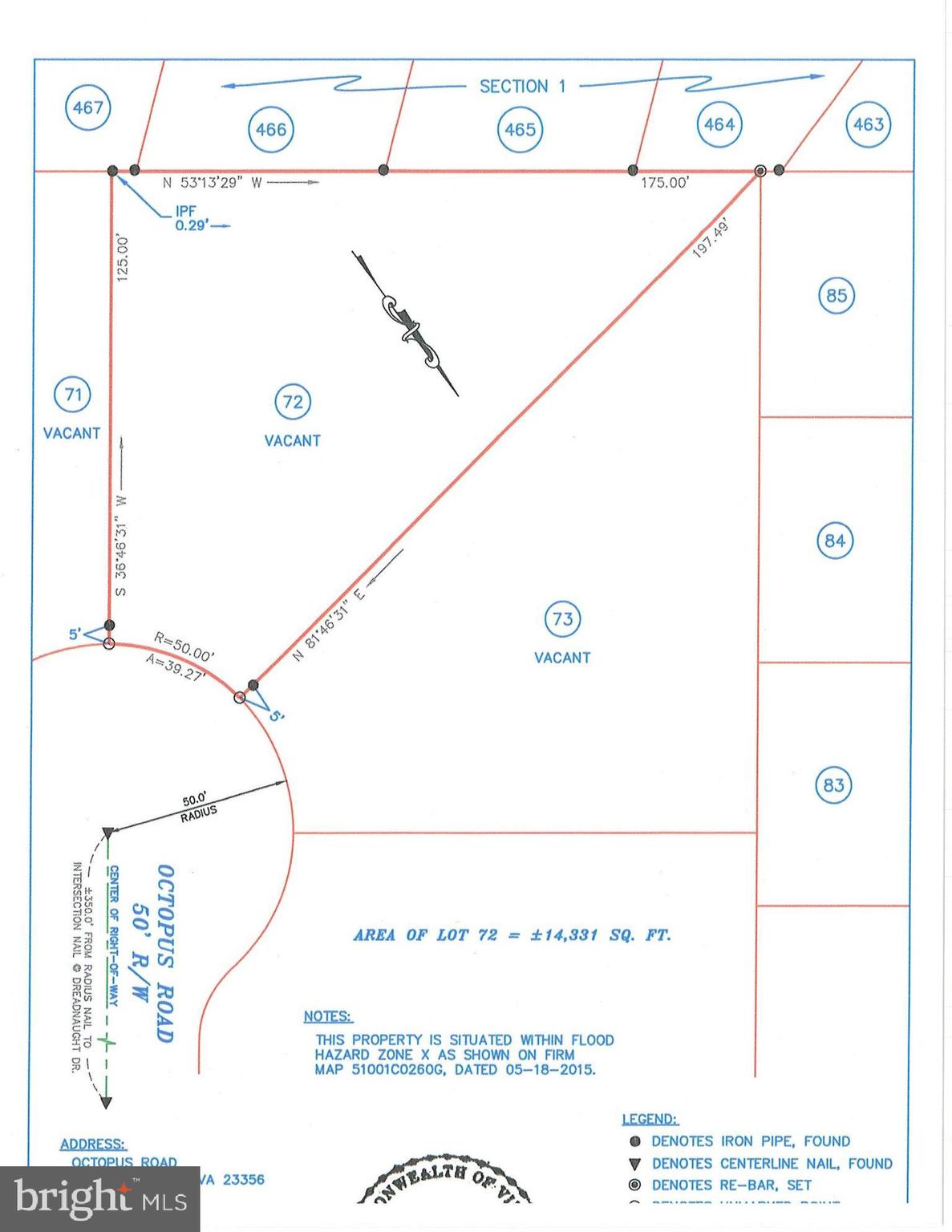 CAPTAIN'S COVE - Land