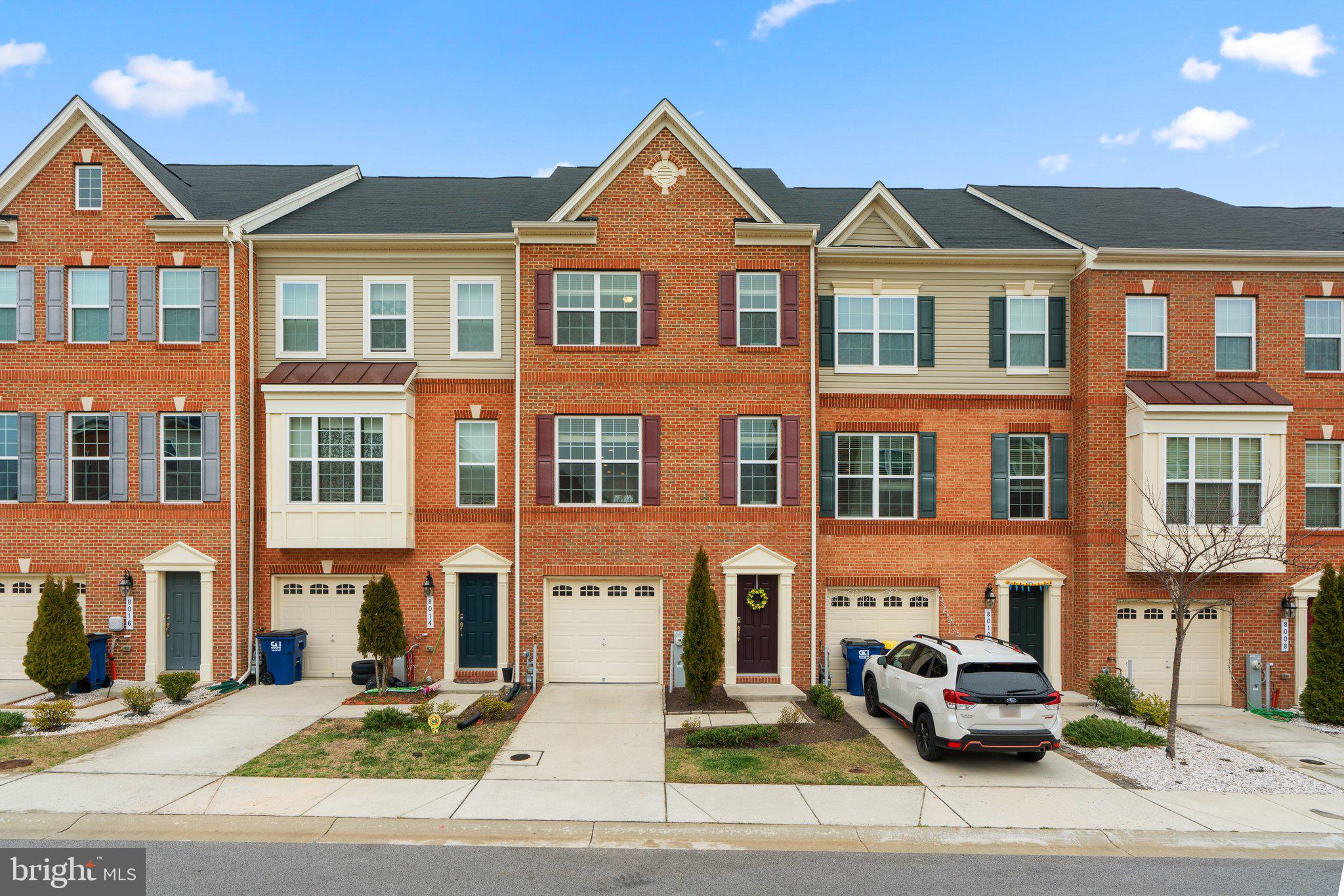 Simply the best! Only at Dorset Gardens at Blue Stream! This dazzling home has been freshly painted in neutral and deep cleaned to perfection just for you! Party starts in the spacious foyer with double door coat closet as well as additional storage under stairs* Make a left for the 1-car front load garage or continue down the hall for super versatile Bedroom #4 with large closet, tub shower, separate rear entrance, and fenced in stone patio! Celebration continues on the sun-filled second floor with open Kitchen/Living/Dining trio, private deck with sliding door, and stair landing Powder Room for guests* Relax and recharge on the third in your very own Primary Suite with dual vanity, shower, and two generously sized closets* Also on this level are Bedrooms #2 and Bedroom #3 with shared full bath and linen* Side by side LG Washer/ Dryer for loads of laundry fun! Community picnic area with grills/tot lot for good times! Nearby Target, Walmart, Costco, Trader Joe's, Harris Teeter, Wegman's, Home Depot, Lowes, and many more retail establishments/restaurants! Close to I-95, I-295, Route 175, Route 100, Route 32, Route 29, Fort Meade, BWI Airport, Rockburn Branch Park, Blandair Regional Park, Lake Elkhorn, The Mall in Columbia, and Merriweather Post Pavilion! Howard County Public Schools! See you soon!