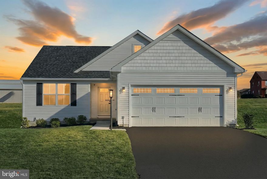 Welcome to 77 Summerfield Drive in Hanover - the never-lived-in Ryan Homes model home built in the highly desirable Tupelo floor plan, offering true one-level living with thoughtfully selected upgrades throughout. 

This home features a bright, open layout with luxury vinyl plank flooring flowing through the foyer, kitchen, great room, bathrooms, and laundry room, making it durable, stylish, and perfect for everyday life. The kitchen is beautifully finished with upgraded granite countertops, upgraded Timberlake cabinetry in a rich espresso tone, a large island with an included outlet for extra counter space and ease of entertaining, a kitchen pantry for additional storage, and a full stainless steel appliance package. It opens seamlessly to the great room, making the space ideal for entertaining or relaxing at home.

The private owner’s suite is tucked away and includes both a spacious walk-in closet and an upgraded bathroom with a double vanity, espresso cabinetry, luxury vinyl plank flooring, and a framed glass shower door. Two additional bedrooms offer flexibility for guests, a home office, or a great hobby space and they are finished with plush upgraded carpet. Embrace one the benefits of one level living with all the bedrooms located on the main floor.

Downstairs, the massive full walkout basement provides excellent future potential and already includes a three-piece plumbing rough-in, making it easy to finish when you’re ready to gain some extra sweat equity. With plenty of space to add on additional bedrooms, lounge space, or unfinished storage space, there are endless opportunities for future growth in this home. 

Outside, enjoy a low maintenance 10’ x 14’ composite Trex deck overlooking the backyard, perfect to enjoy your morning coffee or to relax on summer evenings. With approximately .48 acres of land, you'll get to embrace the feel of being part of the neighborhood without being tightly on top of the homes next door!

Additional highlights include a two-car front-entry garage with WiFi-enabled opener, smart thermostat, upgraded lighting package with LED accents in the great room, ceiling fan rough-ins, irrigation system, flood lights, architectural shingle roof, and low-maintenance vinyl siding with decorative shake accents. With over $50,000 in upgrades to this model home, no expense was spared for your luxury home! The home also comes with the remainder of the Ryan Homes builder warranty, offering added peace of mind for the new owner. As an added bonus, the HOA fee has already been paid for the remainder of 2026, making this truly move in ready from day one.

Located in the desirable Summerfield community with easy access to Route 94, this home is ideal for commuters while still offering a comfortable neighborhood setting. Enjoy the look and feel of new construction with the added benefit of the model-home upgrades, all without the wait of the the new construction process. If you’ve been searching for a move-in-ready home that truly feels fresh from day one, this one is worth seeing!