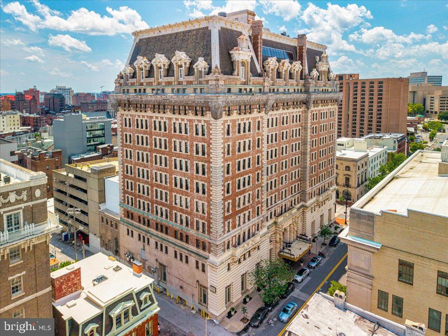 **Charming Condo in Baltimore’s Crown Jewel in the Heart of Mount Vernon, Baltimore City**

Discover the allure of city living in this exquisite condo situated within the historic and elegant Belvedere Hotel, nestled in the vibrant Mount Vernon neighborhood of Baltimore City. This secure building offers peace of mind with 24 hour front desk personnel and VIP elevator for residents only, ensuring a safe and welcoming environment for all residents.

Enjoy exclusive access to resident-only floors through key fob entry, enhancing your privacy and convenience. The Belvedere also boasts an array of amenities, including the renowned Owl Bar Restaurant and a deli, catering to your culinary desires right at your doorstep. For added convenience, medical, dental, and legal services are available within the building, making daily life effortless.

Located just a stone's throw away from esteemed institutions such as Johns Hopkins, Mercy, and Maryland General Hospitals, this condo is perfect for healthcare professionals or anyone seeking proximity to these facilities. Commuters will appreciate the convenience of the Amtrak Station and MARC train services, both within a mere three blocks. Additionally, cultural hotspots like the University of Baltimore, the Maryland Institute College of Art (MICA), and the Peabody Conservatory are all within walking distance, offering a rich tapestry of educational and artistic opportunities.

Step inside this sun-drenched 10th-floor unit and be captivated by its breathtaking views. The spacious layout features neutral paint tones and luxurious vinyl flooring, providing a modern yet timeless aesthetic. The completely refurbished kitchen is a chef's dream, showcasing all-new appliances, elegant real wood butcher block countertops, and a stylish subway tile backsplash that adds a touch of sophistication.

The building's architecture rivals that of the iconic Plaza Hotel in New York City, and as you enter the magnificent marble lobby, you will be transported back in time. The ambiance is enhanced by new recessed lighting throughout the unit, creating a warm and inviting atmosphere.

The updated bathroom offers contemporary fixtures and finishes, ensuring comfort and style. This condo epitomizes efficient living, combining modern conveniences with classic charm, making it an ideal choice for those seeking a low-maintenance lifestyle without sacrificing elegance.

Don't miss your chance to own a piece of history in one of Baltimore's most desirable neighborhoods. Whether you're a first-time homebuyer, a busy professional, or an investor looking for a prime rental opportunity, this condo is a must-see. Experience urban living at its finest in this stunning Mount Vernon gem!
Owner Financing Available for Qualified Buyers.