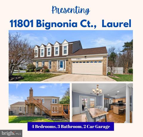 11801 BIGNONIA COURT LAUREL MD 20708