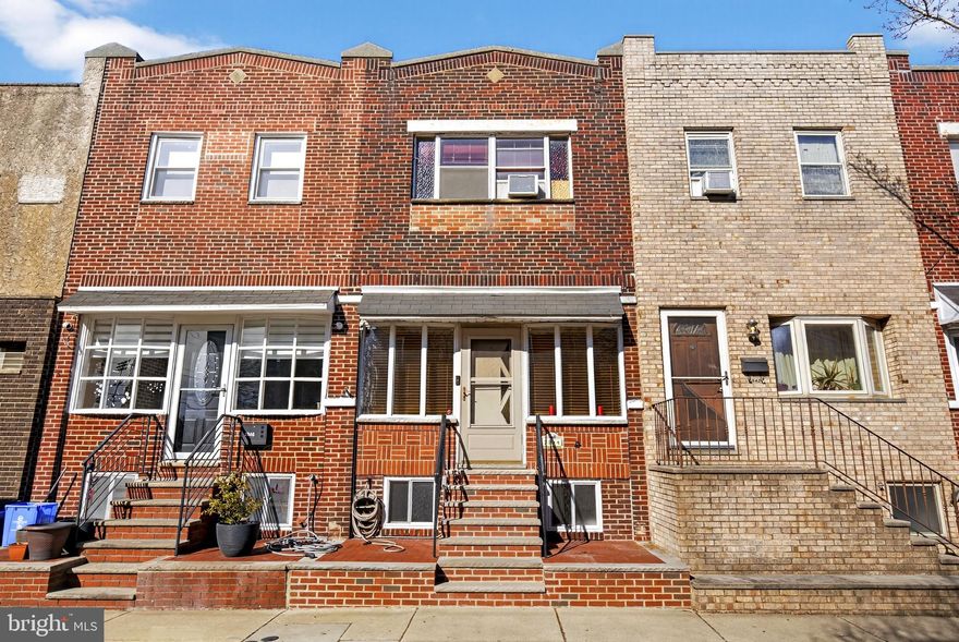 Discover the heart of South Philadelphia's highly sought-after stadium district with 2844 S 11th St. This long-time family-owned home has been lovingly maintained since it was built and offers great potential for a buyer looking to renovate or modernize, while preserving its classic character and charm. This property is conveniently located within walking distance to all major sporting complexes, entertainment venues, Live Casino and Hotel, Marconi and FDR Parks, and many restaurants/cafes. Upon entry, you're welcomed into an open living area filled with natural light which leads into a well appointed kitchen. Step to the left for entrance onto a spacious back patio which is perfect for entertaining or unwinding. Upstairs, you'll find three bedrooms and one full bathroom. The basement offers additional living space and plenty of extra storage possibilities. Comfort and convenience are unrivaled here. There is space for a parking spot in the rear of the property, which is a rare luxury for South Philly. Enjoy quick access to public transportation and the Philadelphia International Airport, as well as major routes I-76, I-95, and connections into South Jersey and Center City. Opportunity lives here. Whether the plan is to renovate or personalize the charm, this exciting spot will draw you in. Come see and schedule a private showing of this beautiful home today!