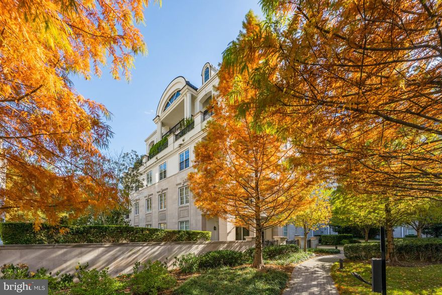 A once in a lifetime opportunity to own this stunning and rarely available Quarry Springs main level luxury true 3 bedroom condominium with three landscaped terraces surrounded by the gardens of the property.  
This residence lives as if it were a one story home with artfully crafted room sizes and an exciting floorplan.
The captivating room sizes are expanded by the outdoor living spaces seen from almost every room.  Top of the line finishes and mouldings, along with top of the line appliances are the hallmarks of this very special residence.   The entry foyer has a gallery feel with more than ample space for artwork.  A welcoming living room with fireplace opens to the full size dining room, The spacious  gourmet kitchen, flooded with light will delight you  with marble countertops, and an oversized marble island that is adjacent to an expansive family room opening to one of the 3 terraces.   The primary suite with spacious bath and more than ample closet space opens to its own terrace.  Two additional bedrooms and a shared bath along with an elegant powder room and separate laundry room complete the main level.
Quarry Springs is a private gated luxury community with clubhouse, pool and 24 hour security at the gatehouse and a 24 hour concierge in the lobby of the building.  Luxury living at its finest in a secure gated community.  Two car assigned garage parking is included with the residence and has elevator access to the lobby of the building.  Approximately 25 minutes to Dulles and Reagan airports, and the White House.

 All the benefits of luxury living with a minimum of maintenance.  Hurry this home is special!