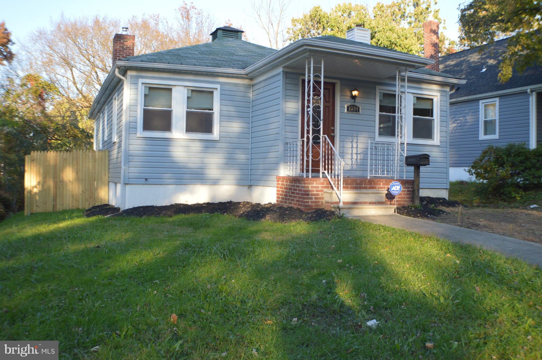2 bath, just remodeled, fenced rear yard. quiet street. Hurry it will not last.granite kitchen counters SS appliances. Full basement with full bath, 2 rooms with closets and Rec Room with exit to generous fenced in rear yard. Alarm system available tenant pays monitoring fees, if they want to activate. Sorry No housing vouchers
