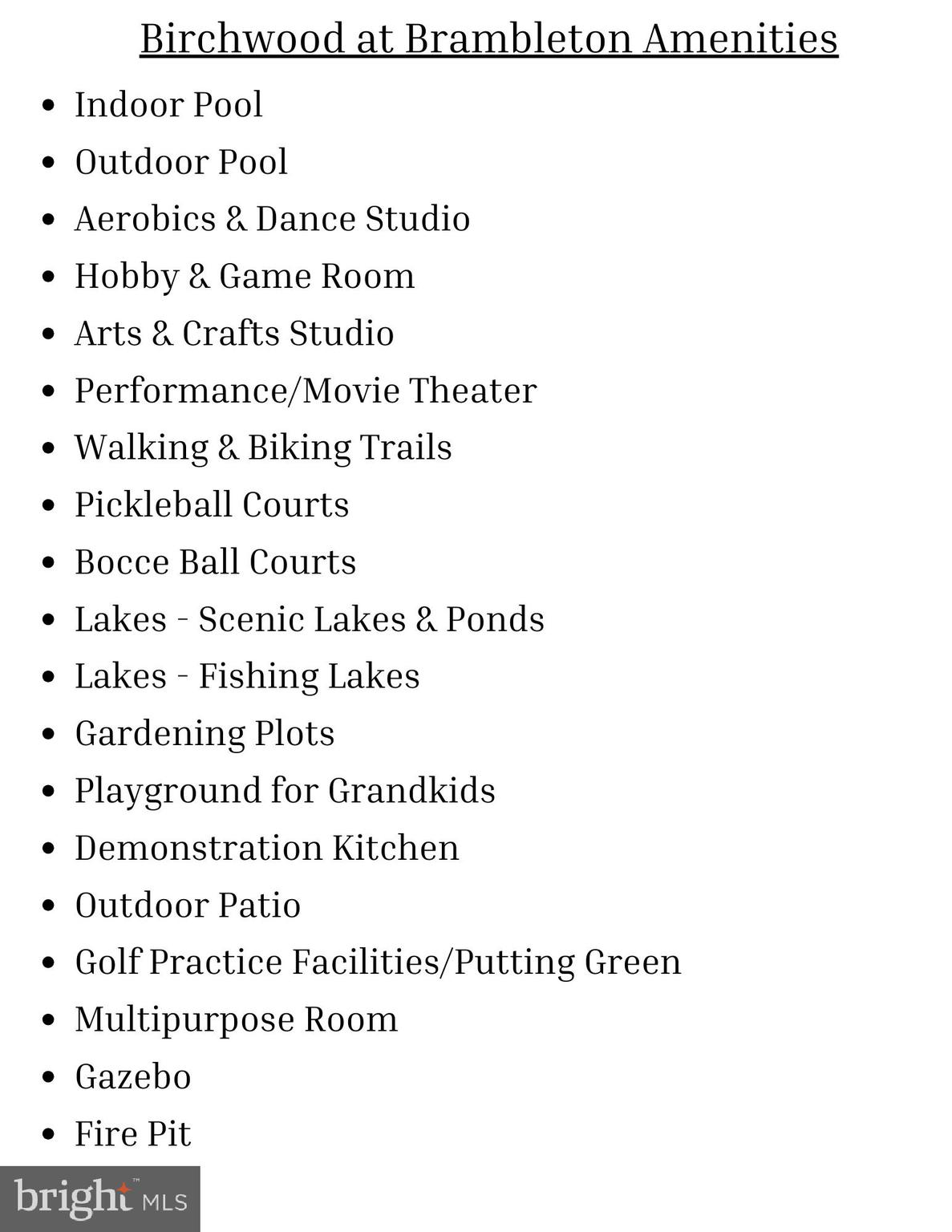 BIRCHWOOD AT BRAMBLETON - Residential