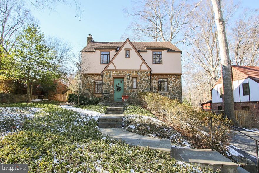 Exquisitely renovated English Cottage in sought after Woodhaven with 4 BR 4.5 BA.This house boats hardwood floors throughout main and upper level, granite counter tops, stainless appliances, 3 fireplaces, walk in closets and a slate back yard patio with landscaped backyard.  Whitman Schools! Minutes to downtown Bethesda!