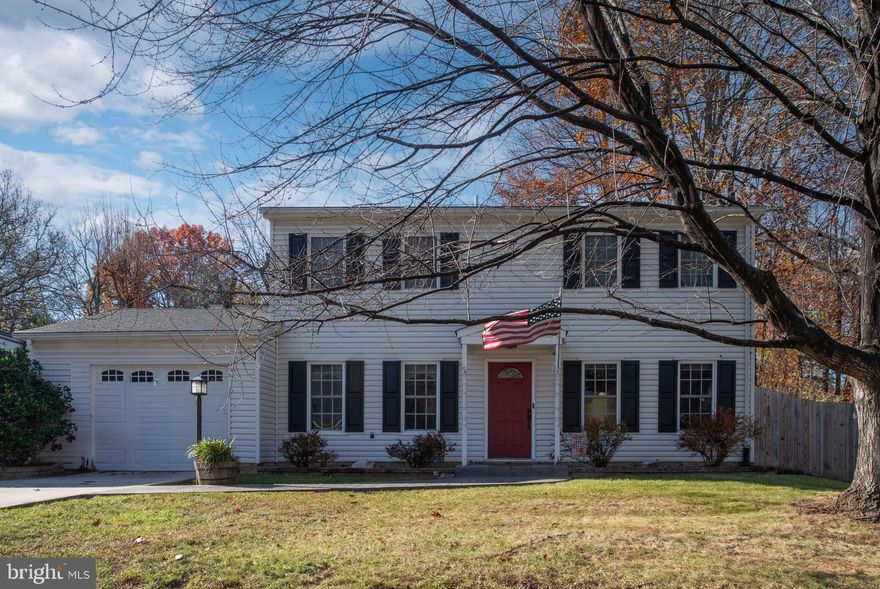 Welcome to this lovely, immaculately maintained Colonial home that instantly says "welcome home" with its warm and inviting layout. Featuring 3 bedrooms, 2.5 baths, and a blend of beautiful hardwood flooring and cozy carpet throughout, this home is move-in ready. The updated kitchen, neutral colors, and ceiling fans add to the comfort, while the attached garage with a back door and locked storage offer convenience. Outside, you'll love the stamped concrete entry and patio, gutter guards, and fenced-in backyard—perfect for relaxing or entertaining. With great curb appeal and a central location close to shopping, schools, highways, and commuter lots, this home truly has it all. The seller will require a 45-60 day rent-back. If you're looking for a meticulously maintained home this is it.