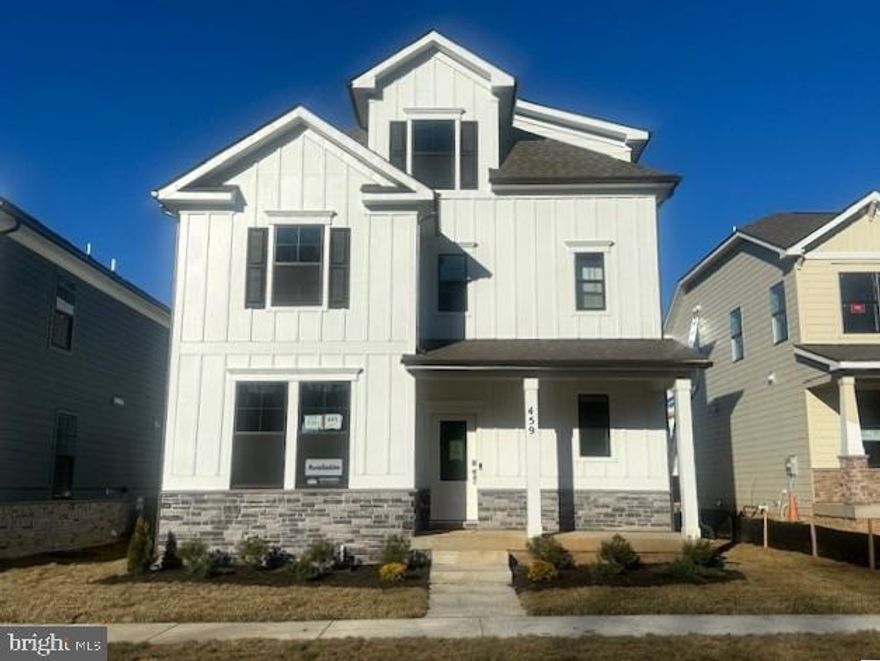 Quick Move-in Jade Floorplan! Walking distance to the future Retail and shopping! Nestled in the most beautiful and peaceful enclave of Historic Downtown Frederick, The Renn Quarter offers quick move in single family homes across the street from Carroll Creek and is the last extension of walkable downtown Frederick. Our extraordinary home-sites face open spaces, Monocacy River and Carrol Creek, rolling hills, open spaces, and amazing sky lines. Our quick move-in, under construction Jade is our newest and most jaw dropping floorplan in the community! The home features a ton of our buyer’s favorite options, including the extremely desirable bonus room on the 4th level! Perfect for a kid’s playroom or private office. The owner’s suite doubles as an adult oasis, a perfect place to relax. The on-suite bathroom features an oversized walk in shower fit for a spa, with two separate walk-in closets. Three secondary bedrooms and two secondary bathrooms round out the third level, making it perfect for multiple family members. Downstairs, an open and inviting kitchen and family room screams entertainment. The gourmet kitchen is accentuated by stainless steel appliances, a built-in wall oven and microwave, hood vent, quartz countertops, and a trendy herringbone, mosaic glass backsplash. A separate formal dining room which can double as an office and a half bath is situated up front. A short trip to the basement opens to a beautifully finished rec room, large enough for all your entertainment needs. Around the corner, a larger basement bedroom and full bathroom complete your lower level. The Renn Quarter community is less than a mile away from the heart of downtown Frederick; is the location of the future Carroll Creek Walkway Extension; and will be an amenity filled community! You will have all the conveniences and benefits of Historic Frederick, while living in a brand new, modern home! Contact us today to schedule a showing and to ask about our amazing incentives!