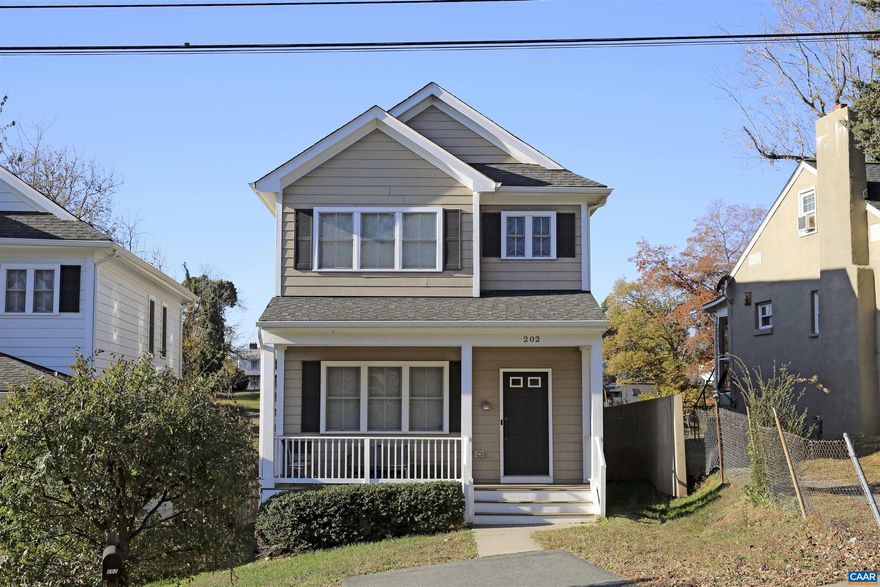 Welcome home to 202 Lankford Ave - a nicely maintained 3 bedroom, 2.5 bath home offering the perfect blend of downtown convenience and everyday comfort. Set on an open 1/4-acre lot, this home puts you close to everything Charlottesville has to offer - just minutes from IX Art Park, farmers? markets, the Downtown Mall, well-loved Belmont restaurants, UVA Grounds and Medical Center, 5th Street Station, and I-64. Outdoor enthusiasts will appreciate being close to the Saunders-Monticello Trail, Biscuit Run Park, and the Rivanna River Trail system.  Inside, you?ll find 1,551 sqft of light-filled living space featuring hardwood floors on the main level and carpeted bedrooms upstairs. The main floor includes a spacious family room, and an expansive kitchen with granite counters, stainless steel appliances, a center island, plus flex spaces for dining and a den, and a convenient half bath. Upstairs, the primary bedroom offers an attached full bath, accompanied by two additional bedrooms, a hall bath, and a laundry closet with a washer and dryer.  Relax on the welcoming front porch or enjoy the lovely rear stone patio overlooking the large, grassy backyard. Off-street parking is available for one vehicle. Street parking is also available.