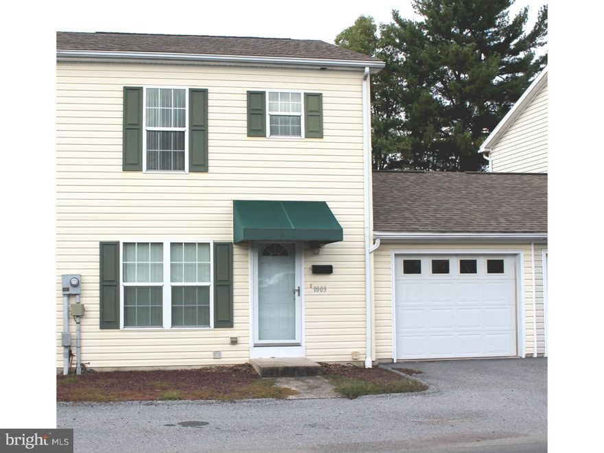 Maintenance free living without association fees! This end unit townhome is conveniently located on the outskirts of Pottsville. A unique design which includes 2 full master suites. The main floor offers an eat in kitchen, spacious living room, and half bath. The walk out basement provides storage but could easily be finished to create more living space. Plenty of parking with the attached 1 car garage plus off street. Enjoy the deck and the wooded backyard area. Central air.