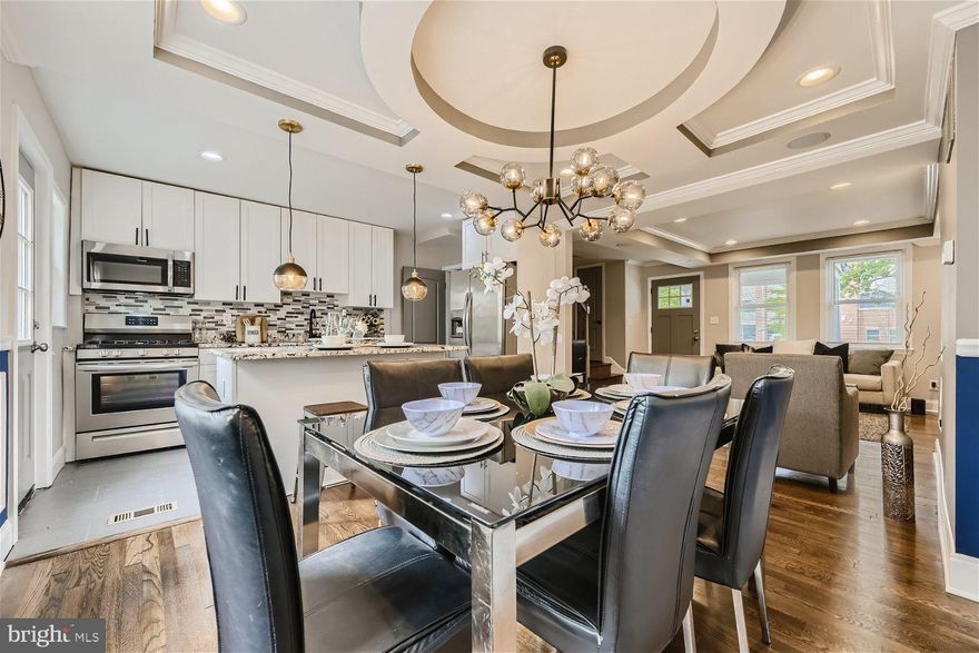 ** Please Submit All Highest & Best Offers by 06/06/2023 at 6PM. **

Back On The Market! Curious about what your new residence looks like? Well, take a look! This delightfully attractive 3 bedroom, all brick townhome is located in the Ramblewood community of Baltimore City. The updated property has 2 full-bathrooms and is equipped with stainless steel kitchen appliances, a modern chandelier in the dining area, granite kitchen countertops, tray ceilings and wall design, therapeutic shower systems, a hardwired  bluetooth speaker theater system (on the main level & the basement), & recessed lighting. The lower level is finished, enabling walk-out access to the very sizable backyard that's perfect for entertaining guests. 

I know you've been searching for a while and now it's time to reward yourself. Schedule your appointment today. Let's make this wonderful house your new home!
.