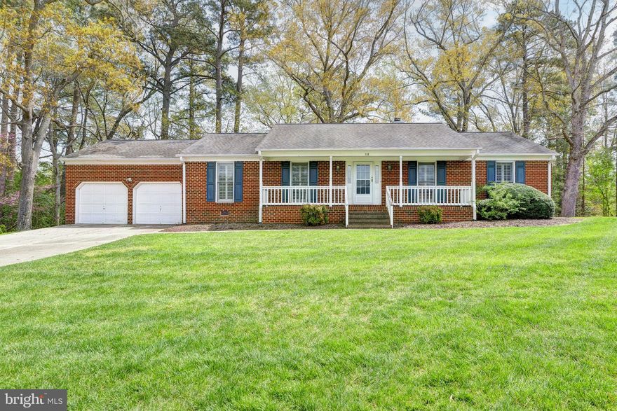 One level living on nearly an acre of serene water views in Mirror Lake Estates. One of the best deals in Williamsburg! Perfect for a buyer who isn't afraid of a little sweat-equity! Classic Brick Rancher with large formal living room and dining room leading to the sizable kitchen with lovely water views and granite countertops. The family room features a gas fireplace and access to the back deck overlooking the lake. The primary suite features dual vanities and double closets with its own access to the back deck and gorgeous water views! Two additional well sized bedrooms share another full bath. The powder room off the front entrance and a sizable laundry room leading to the garage complete this fantastic floorplan. This is an as-is where-is sale with so much opportunity! Bring your best offer!!