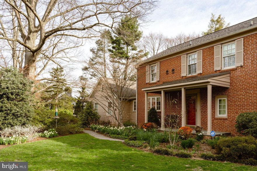Tucked behind Montgomery Avenue on a quiet Lane, you’ll find a hidden gem! We are delighted to offer for sale 1509 West Montgomery Avenue, a fabulous custom home in one of The Main Line’s most desirable, walkable locations. Designed with a thoughtful open floor plan, meticulously maintained with great attention to detail, offering approximately 3000 square feet on two levels.  Take the path through the daffodils to the front door. Step inside the gracious center hall, which opens to large, gracious living room, study, dining room and powder room. To the left, enter a  Butler’s pantry, which is a well appointed treat in itself, opens to a spectacular Kitchen/Family room. This wing of the home, underwent a comprehensive renovation in 2010, and provides ample space for gathering and relaxing. Michelle Kennedy of Superior Woodcraft in Doylestown masterfully designed cabinetry, with Thermador and Bosch appliances,  and serves as a focal point to the entire downstairs. Last but not least the first floor includes a bedroom and full bath, plus well appointed mudroom and laundry. Head upstairs to the second floor, offering a generous primary suite and 3 additional bedrooms/office options. The lower level is unfinished yet a natural to design gym/media/gameroom. Outside, the backyard oasis is host to a large flagstone terrace just begging for the next party. Exquisite plantings and shrubs, and thoughtful garden decisions. The detached two-car garage leads to the year round, heated greenhouse. Other features include a new main roof(2022), new Pella Architect Series windows throughout, and a Generac Generator, extensive lighting plan. Convenient to shopping and restaurants, schools, short walk to Ashbridge Park, Villanova and Rosemont Campus’. Moving into a home that has been so well cared for is a dream, let us bring you home!