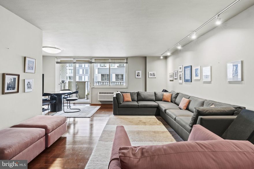 Welcome to this luxurious unit that has 2 bedrooms, 3 full baths, a den, 7 closets, 2 of which are walk-in closets, washer/dryer in unit, plus 2 balconies and is over 1908 sq ft! Originally this was a 3-bed, 2-bath unit that was combined with a studio and can easily be converted back to a 3-bedroom. The huge, open-concept living space is perfect for entertaining guests and features beautiful wood floors that flow throughout the dining area, living room, hallways, and the main bedroom. The spacious, updated galley kitchen has white cabinetry with quartz countertops. The large main bedroom suite has a walk-in closet and full ensuite bath with a walk-in shower. The monthly fee includes electric, heat, air conditioning, water, basic cable TV, real estate taxes, use of the stunning heated rooftop pool, fitness center, bike room, storage bin, and a library which has 3 computers and the use of a free printer! Additional amenities include hospitality suites, on-site parking, and a beautiful community room with breathtaking views. The Kennedy Food Garden and NaBrasa Brazilian Steak House are in the building! Suburban and Amtrak 30th Street Stations are a short distance away. The 17, 33, and 32 buses stop at the corner of 19th St. and JFK Blvd. You have upscale restaurants, shopping, and museums right outside your door! There is a one-time administrative fee of $38,169.00. There are nominal fees for the hospitality suites, community room, and parking. This is a co-op building and the Co-op Board must approve all buyers. Buyers must have solid financials and at least a 700 + credit score. Sorry, but only a comfort or service dog is allowed. Two cats and/or birds are allowed per unit. This building does NOT allow subletting. Seller is a licensed Realtor in PA.