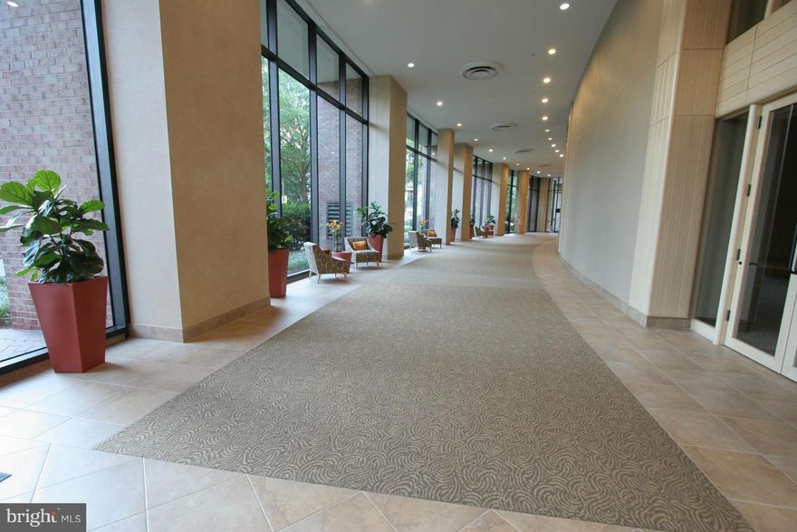 Spacious 2bed/2bath facing south with full of natural light. Stylish kitchen with granite countertops, back splash tiles, eat-in space and open to living room.  A plenty of storage/closet space throughout.   One block to Metro, convenient access to R-1 & I-395, shops and restaurants.  Enjoy community amenities; gym, swimming pool, card room, party room, sauna, and luxury of entrance/hallways!