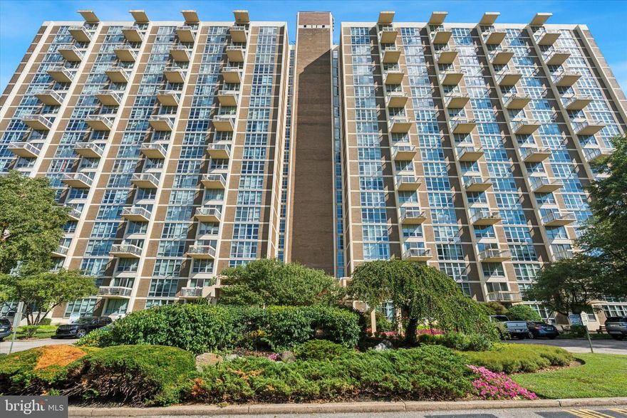 Very spacious 2 bedroom/2 bath condo in fabulous full service luxury high-rise building- 24/7 maintenance, porters and doorman. Many amenities. The first floor unit offers convenience of no elevator but is not on the ground level. Laundry in unit.  Enjoy expansive floor-to-ceiling windows with lush views of Fairmount Park and ample natural light throughout every room. Comprehensive HOA amenities cover 24/7 doorman service, electric, heat, air conditioning, water, basic cable, trash, building maintenance, and social activities. The unit includes an extra storage unit in the lower level of the building, which also features a library, banquet room, vending, and on-site conveniences. An outdoor pool, fitness center, and parking are also available to residents for an additional fee. Minutes to Center City and Manayunk. Experience quiet, easy living amidst the trees.