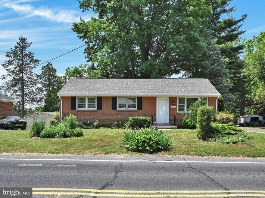 Solid brick ranch style home in Penn Manor School District.  New roof, fresh paint and exposed hardwood floors.  Well maintained natural gas heat with central air conditioning, mature trees and landscaping.   Convenient location to shopping, dining and entertainment, near the Conestoga Country Club.