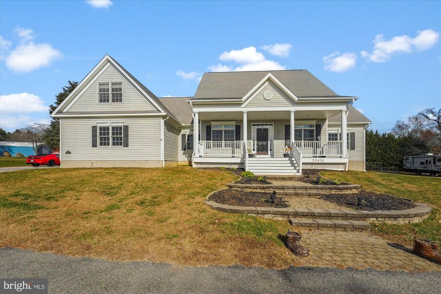 Open House For Saturday Has Been Cancelled.  Please make an appointment to view this beautiful property!  Don't miss this unique 5 bedroom, beautiful, custom-built home has roughly 5,000 square feet of living space! Sitting on a private 2 acre lot, the sweeping farm views and sunsets are absolutely breathtaking. Every detail in this home was carefully selected and quality crafted. You will fall in love with the open-concept main floor! The kitchen has a large pantry, double convection ovens, huge island, and two sinks with disposals so convenient and perfect for entertaining! . The large master suite features a stunning  tray ceiling,  large walk-in closet, and en suite bath with standalone shower, soaking tub, and dual vanities. The second level features a spacious suite including a full bath  Two additional main level bedrooms feature a jack and jill bath. The finished lower level features numerous bonus rooms, and the great room, perfect for family recreation or movie night!  And the great room is plumbed for a wet bar addition!  The highlight of the outdoor living space is the few years young, salt water pool, fenced with a spacious surrounding cement patio for sunbathing and pool parties!  Additionally, there's a generous back deck with  propane hookup, a basement patio with a large home generator, and a gorgeous front porch where spectacular views abound! This custom home also features a 25'by 55' RV parking pad for road trips galore!  The oversized 3-car garage and the custom-built Amish shed will certainly manage all of your storage needs! This is a must see home,  welcome to Southern Maryland living!