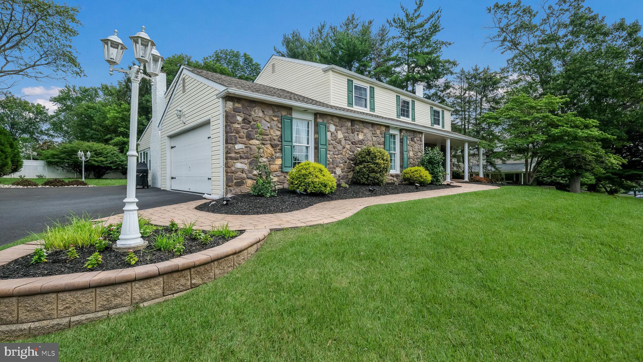 Welcome to your dream home in the heart of Northampton Township! This meticulously maintained 4-bedroom, 2.5-bath single-family residence offers a blend of space, comfort, and style. Step inside to find an inviting layout featuring warm hardwood floors in the foyer, living room, formal dining area, kitchen and breakfast room. The bright and cheery kitchen boasts quartz countertops, tile backsplash, stainless steel appliances, and beautiful wood cabinetry.
Upstairs, you'll find four generously sized bedrooms, including a serene primary suite with a private bath and large closet. Hardwood floors grace all but one bedroom.
The fully finished basement provides additional living and entertaining space—ideal for a home office, gym, or media room. Off the expansive three-season room with its wall of windows is the lovely manicured backyard, offering privacy and serenity.
Updates to the property include a roof replacement in 2017 and a newer oil tank and hot water heater. The home also includes a radon remediation system and a security system. A one-year America's Preferred home warranty is offered to provide added peace of mind.
Located in the award-winning Council Rock School District and just minutes from parks, shopping, and dining, this home is move-in ready and exudes pride of ownership. Don’t miss your opportunity to live in one of Bucks County’s most desirable areas!