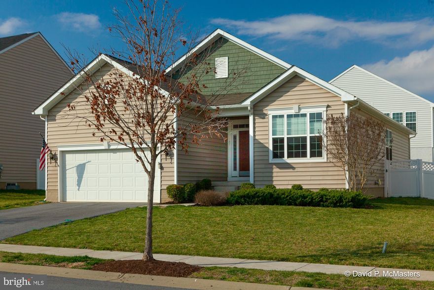 Price just reduced! Spacious rancher in desirable location in Ranson, close to restaurants, shopping centers and commuting. This rancher was built in 2018 and boast almost 3000 finished square feet, including basement. Plenty of storage in this home with 2 car garage, unfinished and finished area in basement. Main level is over 1700 square feet of finished living space, with a gorgeous modern kitchen and three full bathrooms. Carpets and house are professionally cleaned. Fully fenced in back yard. We are still taking showings and offers! Please still show.